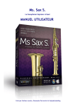 Ms. Sax S. - Manuel utilisateur