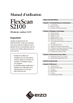 FlexScan S2100 Manuel d`utilisation