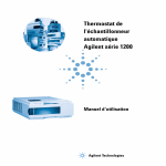 Thermostat de l`échantillonneur automatique Agilent série 1200