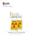 Balise lumineuse - Manuel d`utilisation