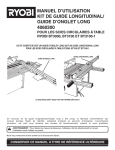 manuel d`utilisation kit de guide longitudinal/ guide d`onglet long