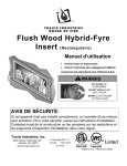 Large Flush Wood Hybrid Fire