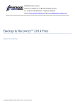 Backup & Recovery™ 2014 Free