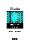 KRS‐03 Nu Electro Manuel d`utilisation
