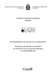 Consulter le document en PDF - Bureau de la s&eacute;curit&eacute; des