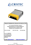 Manuel d`utilisation des chargeurs de batteries