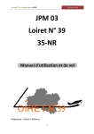 JPM 03 Loiret N&deg; 39 35-NR Manuel d`utilisation et de vol