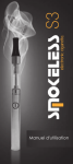 Manuel d`utilisation - Smokeless || Premi&egrave;re cigarette &eacute;lectronique