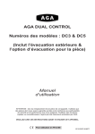 Manuel d`utilisation AGA DUAL CONTROL Numéros des