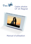 Manuel d`utilisation Cadre photos CP 24 Magnet