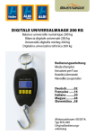 DIGITALE UNIVERSALWAAGE 200 KG