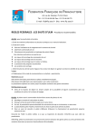 OBJET : stage plieur de parachute de secours 1ere partie &ndash; du 2