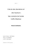 Calcul du diamètre ou de la hauteur des conduits