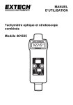 MANUEL D`UTILISATION Tachymètre optique et stroboscope