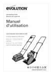 Manuel d`utilisation - Evolution Power Tools