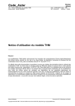 [U2.04.05] Notice d`utilisation du modèle THM