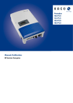 Manuel d`utilisation Powador 10.0 TL3 12.0 TL3 14.0 TL3 18.0 TL3