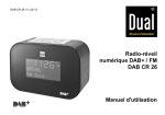 Radio-r&eacute;veil num&eacute;rique DAB+ / FM DAB CR 26 Manuel d`utilisation