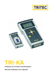 Analyseur de courbes caract&eacute;ristiques Manuel d`utilisation
