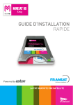 Guide d`installation rapide MINISAT ® HD Easy