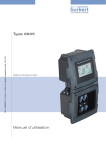 Manuel d`utilisation Type 8905