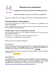 Manuel du t&eacute;moin - M&eacute;moire des catastrophes