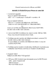 French Instruction for iPhone and SIM MANUEL D`UTILISATION