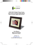 GiiNii GN-818 Digital Picture Frame Cadre photo numérique GiiNii