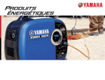 Brochure génératrice Yamaha (Français)