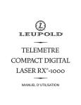 TELEMETRE COMPACT DIGITAL LASER RX ®-1000