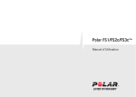Polar FS1/FS2c/FS3c Manuel d`Utilisation