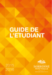 Guide 2015-2016 de l`étudiant - Iheal