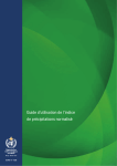 Guide d`utilisation de l`indice de pr&eacute;cipitations normalis&eacute;