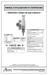 MANUEL D`UTILISATION ET D`ENTRETIEN