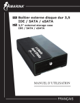 Boîtier externe disque dur 3,5 IDE / SATA / eSATA