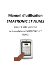 Manuel d`utilisation EMATRONIC LT NUM3