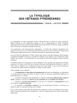 LA TYPOLOGIE DES HÊTRAIES PYRÉNÉENNES