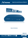 Manuel d`utilisation Digital Terrestrial HD Receiver PRIMA VIII