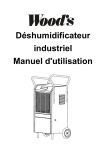 Déshumidificateur industriel Manuel d`utilisation