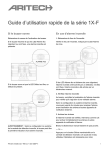 Guide d`utilisation rapide de la série 1X-F