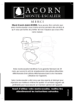 ACORN Monte-Escalier - Manual d` Utilisation