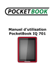 Manuel d`utilisation PocketBook IQ 701