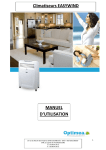 MANUEL D`UTILISATION Climatiseurs EASYWIND
