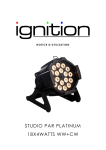 25064 Ignition Studiopar platinum 18 x 4W WWCW