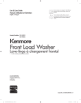 Kenmore Front Load Washer Lave-linge à