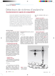 Détecteurs de victimes d`avalanche