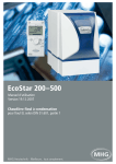 Manuel utilisateur ecostar 200 -500