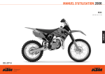 MANUEL D`UTILISATION 2006