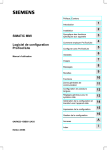 Logiciel de configuration ProTool/Lite - Services