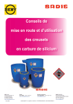 Conseils de mise en route et utilisation des creusets REFALCO